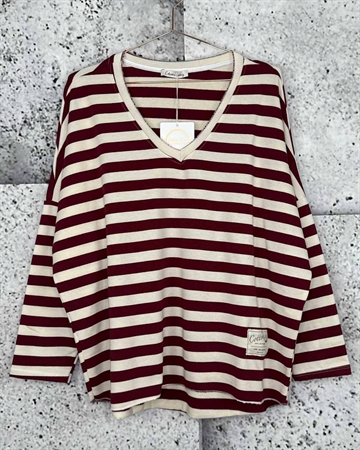 Cabana Living Garda 3497 Merlot - White T-SHIRT